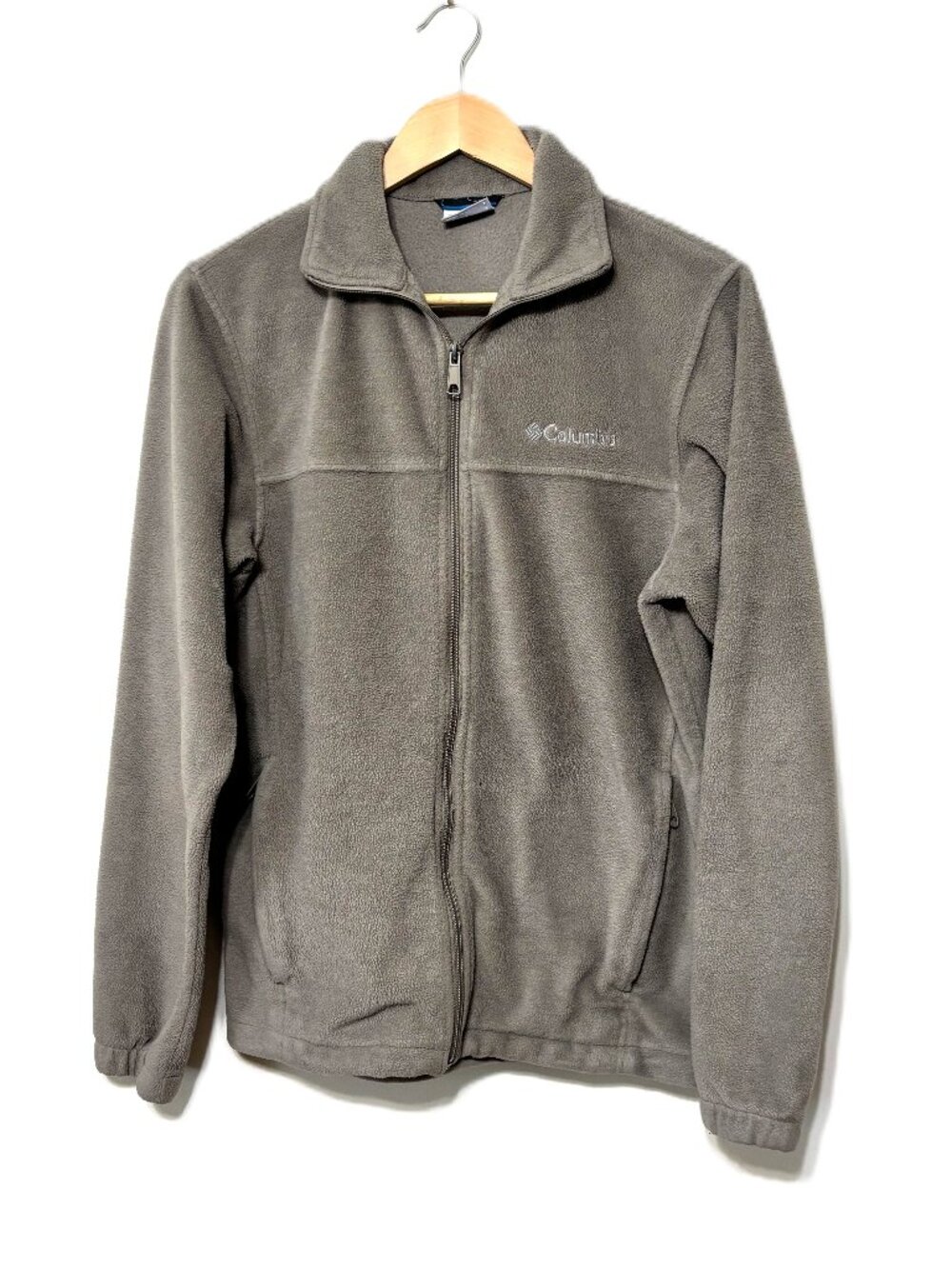 Columbia Fleece Zip-Up Jacket, Men's Small